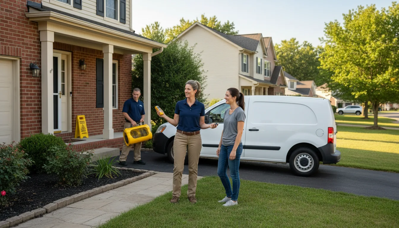 Water restoration image for Dehumidification And Cleanup Services in Northfield Falls, VT